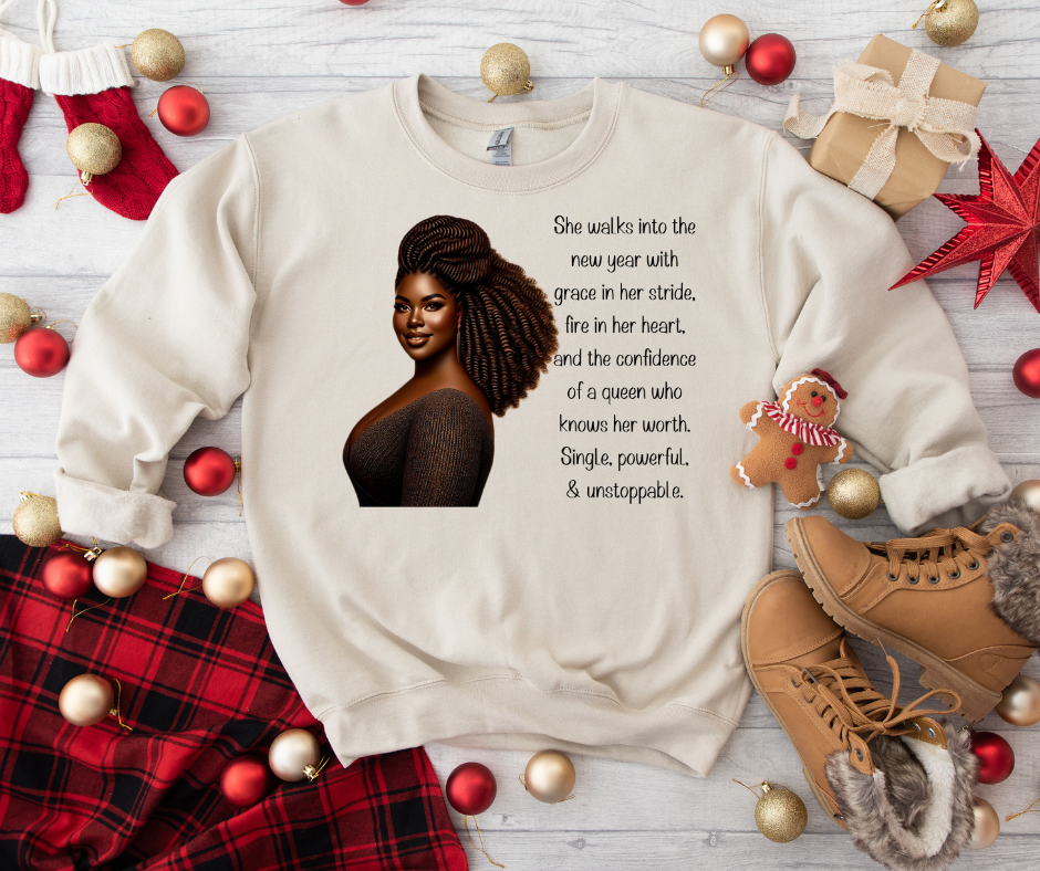 Empowering Queen Sweatshirt - Unisex Heavy Blend for Confidence and Inspiration