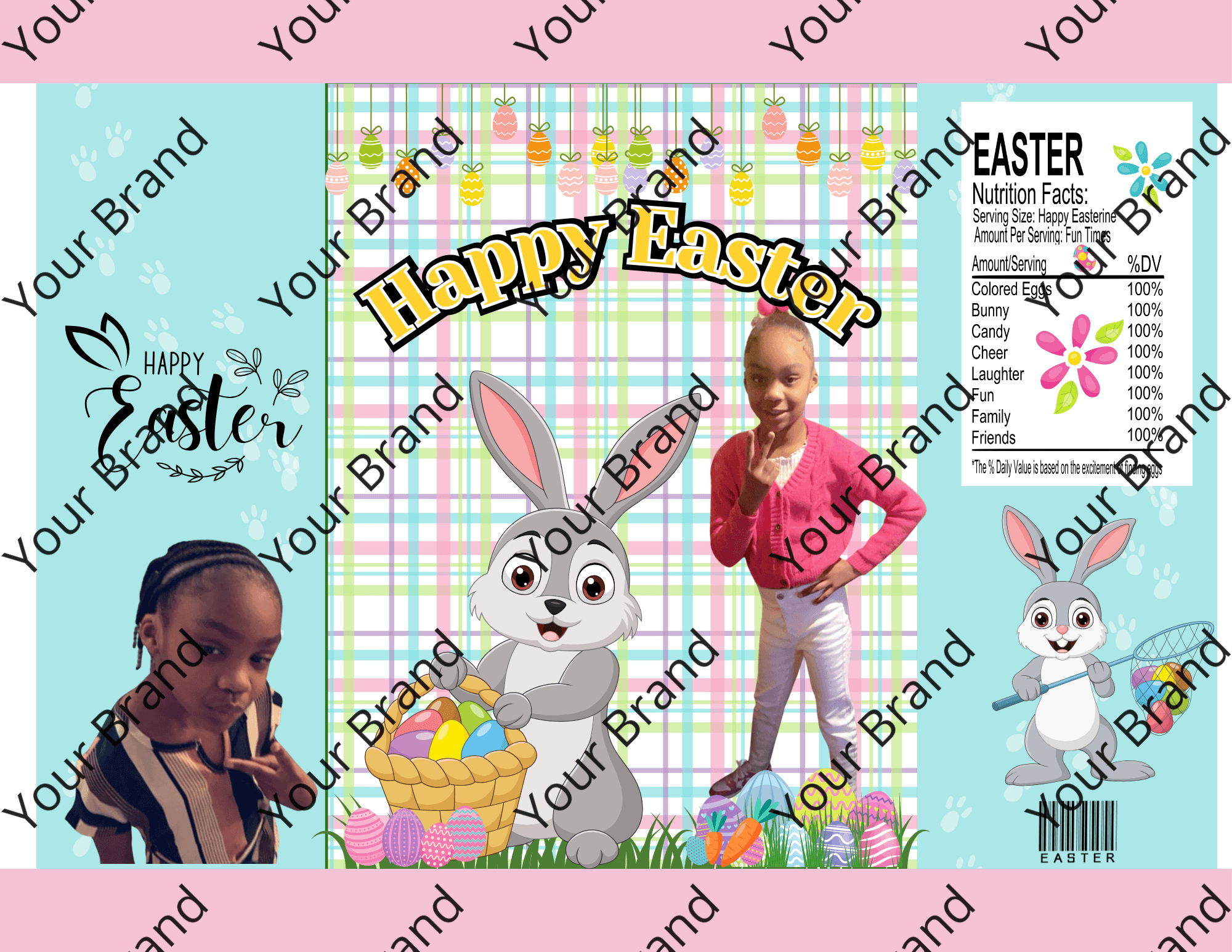 editable digital easter template in canva – Crafts By Q LLC